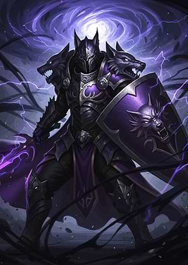 Wolf Knight Sword Shield