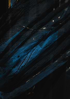 Abstract Blue and Black Texture