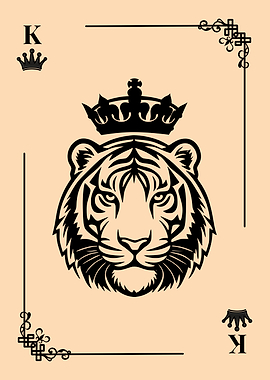 King Tiger Playing Card