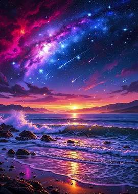 Cosmic Beach Sunset