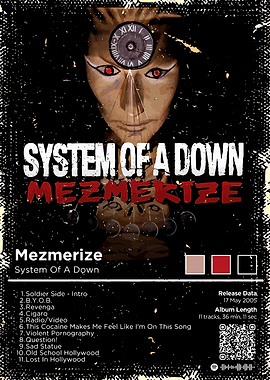 Vintage Album System of a Down Cover Art