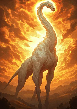 Celestial Dragon Fiery Sky