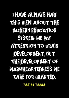 Dalai Lama Quote on Education