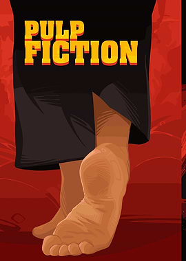 Pulp Fiction Feet Art