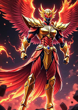 Golden Phoenix Warrior