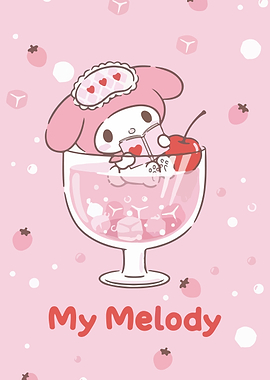 My Melody in a Drink