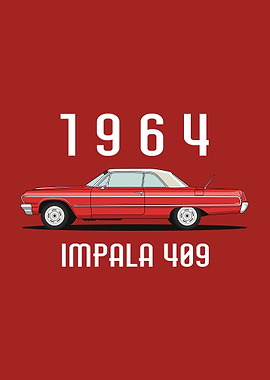 1964 Impala 409 Illustration