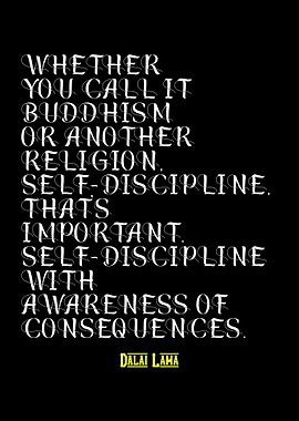 Dalai Lama Quote on Self-Discipline