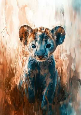 Lion Cub Portrait