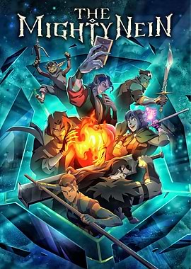 The Mighty Nein Group Illustration