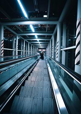 Neon Escalator