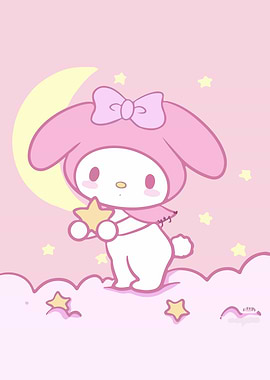 My Melody with Star and Moon