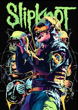 Slipknot Colorful Illustration