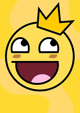 Awesome Face King Emoji
