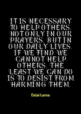Dalai Lama Quote on Helping Others