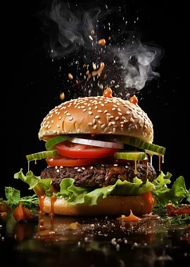 Delicious Burger and Smoke