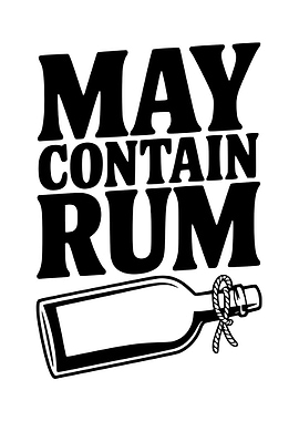 May Contain Rum Graphic