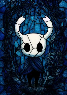 Hollow Knight Stained Glass Art