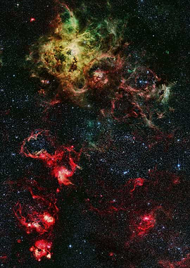 Cosmic Nebula in Deep Space