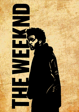 The Weeknd Silhouette Portrait