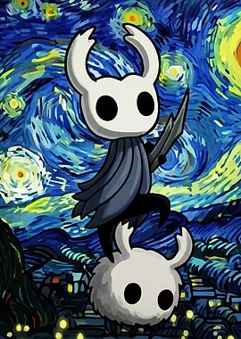 Hollow Knight Starry Night Parody
