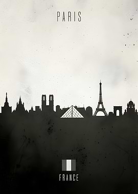 Paris France Cityscapes Skyline
