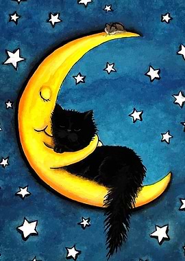 Cat and Mouse on the Moon