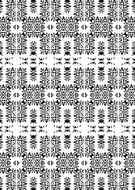 Vertical Hexagonal Cells Pattern
