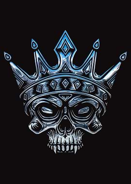 Skull King with Crown