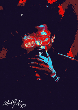 The Weeknd Pop Art Portrait