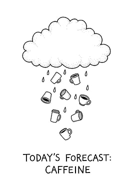 Caffeine Forecast Illustration