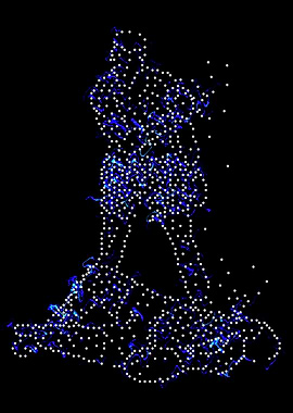 Abstract Boxer Silhouette