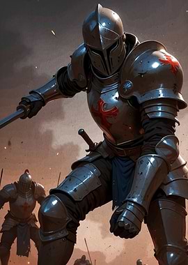 Medieval Knight Battle Armor