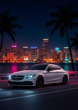 Mercedes-Benz C63 AMG Coupe in Miami