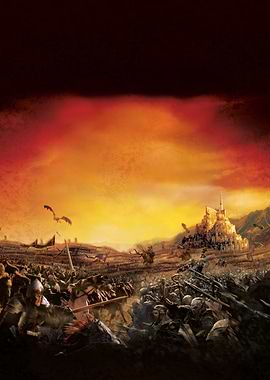 Epic Fantasy Battle Scene