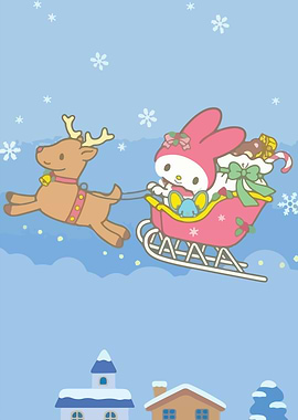 My Melody Christmas Sleigh Ride