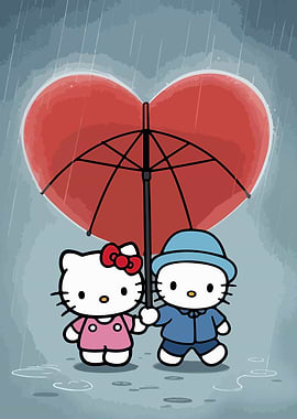 Hello Kitty Rainy Day Romance