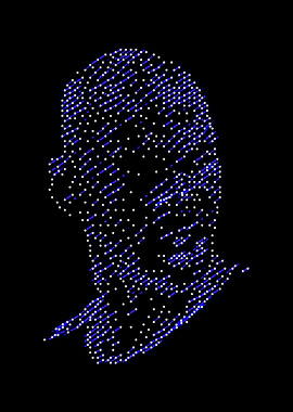 Abstract Face Silhouette