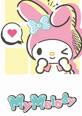 My Melody Cartoon Character Illustration