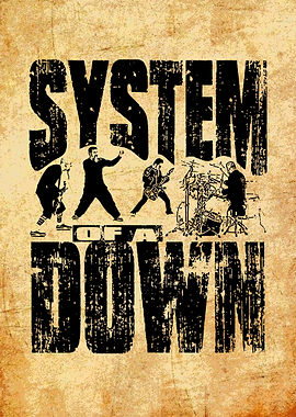 System of a Down Band Poster