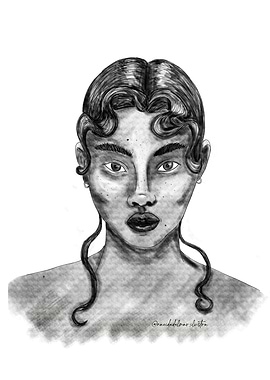 Monochrome Portrait of a Woman