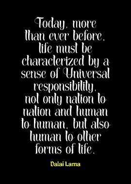 Dalai Lama Quote on Responsibility