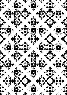 Symmetrical Tessellation Geometric Pattern