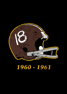 Broncos Football Helmet 1960-1961