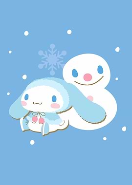 Cinnamoroll with Snowman
