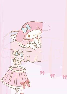 My Melody and Friend Illustration