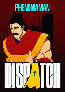 Phenomaman Dispatch Cartoon Character