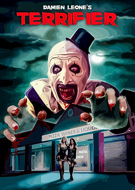 Terrifier Movie Poster Art the Clown