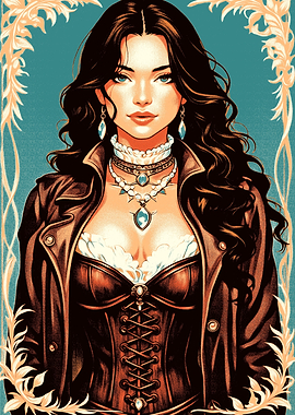 Steampunk Woman Portrait