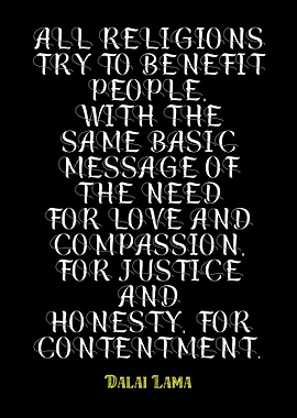 Dalai Lama Quote on Religions